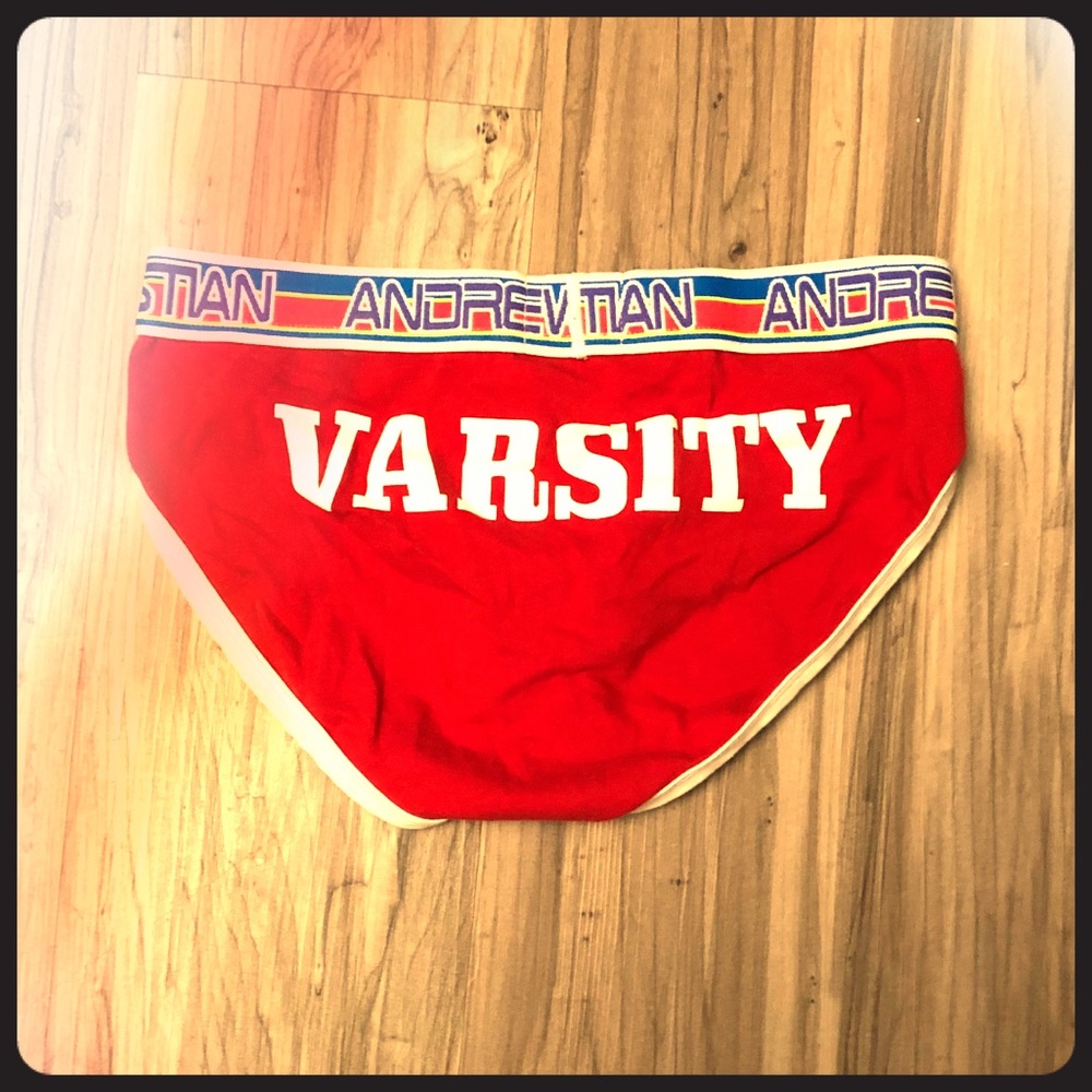 Andrew Christian varsity briefs